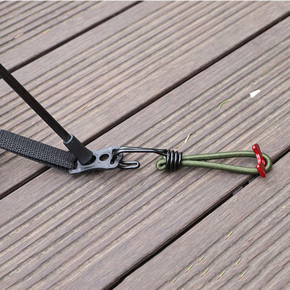 Cheap Goat Tents 1Pcs Adjustable Tent Wind Rope Outdoor Camping High strength Reflective Rope with Buckle Hooks Tent Accessories   